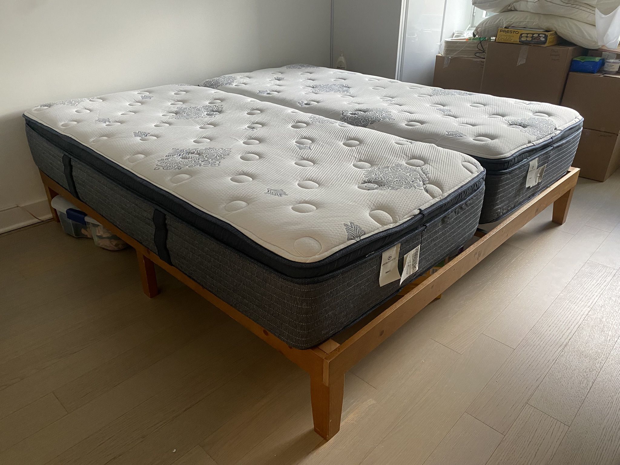 Serta Twin XL (2) & King size Bed Frame