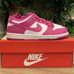 Dunk Low Fuchsia Shoes Size 2.5Y / 4w