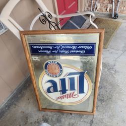 Vintage Miller Light Sign And Magnum Malt Signs