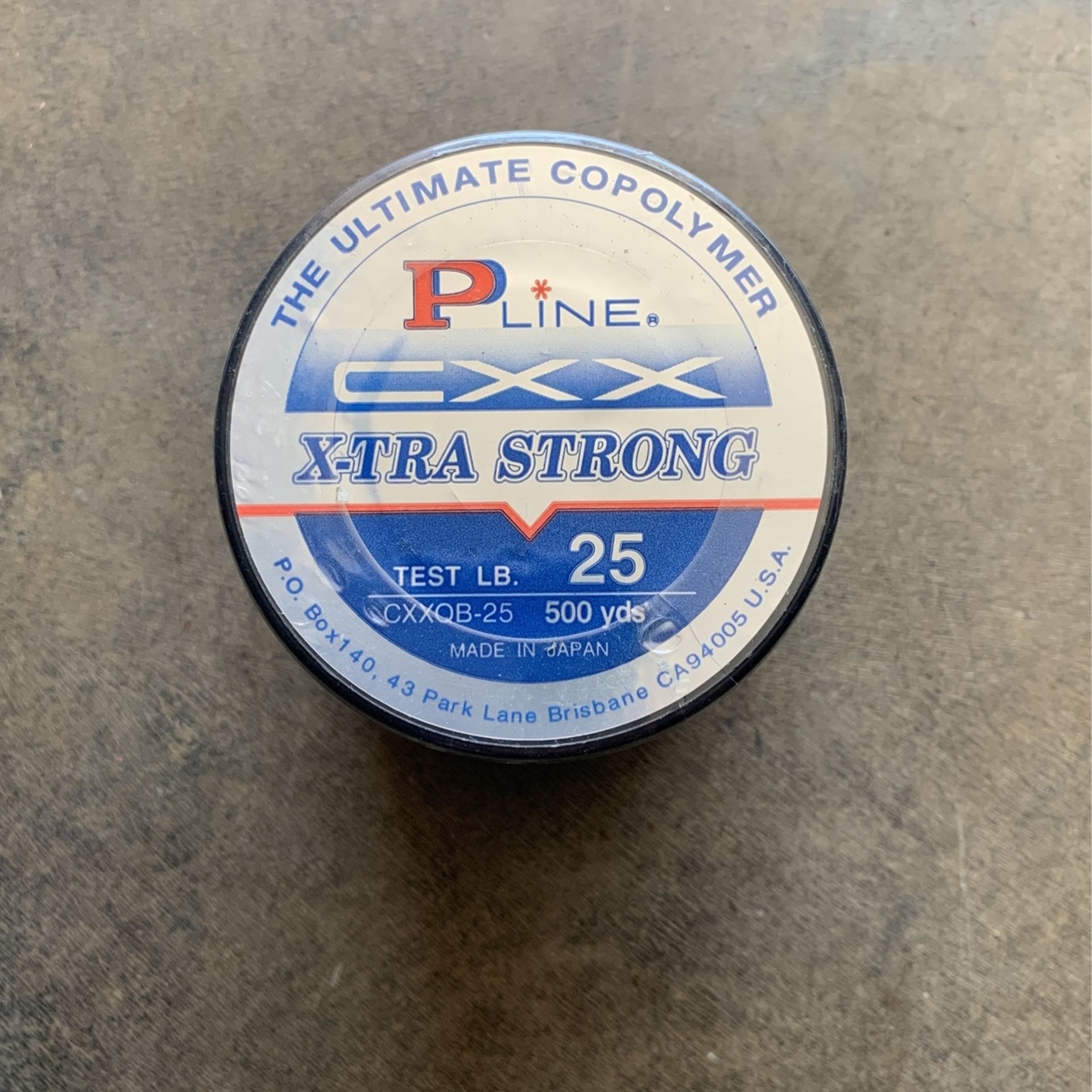 P LINE CXX 25 POUND TEST FISHING LINE