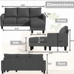 Aretina 2-Piece Upholstered Sectional Sofa