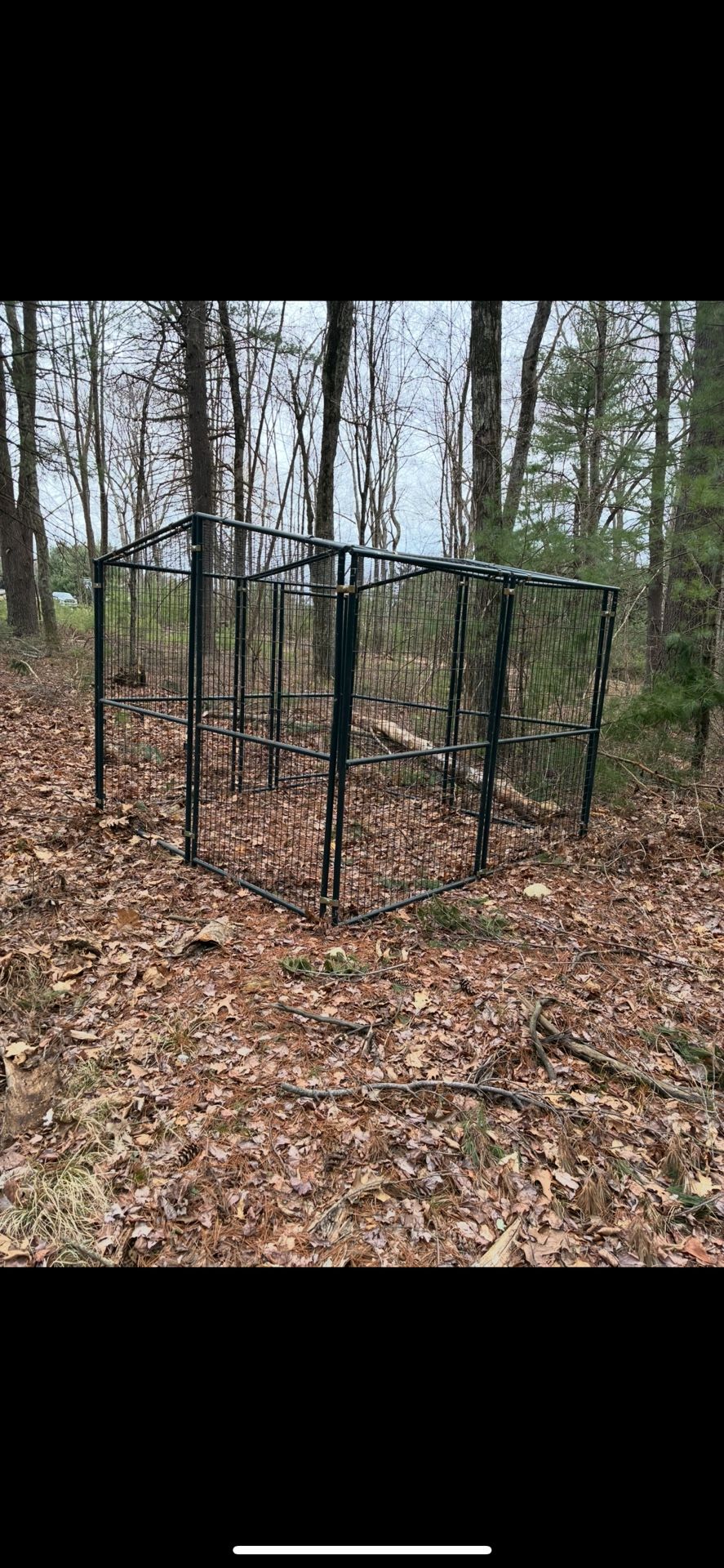 3 Outdoor Cages 8’x8’x8’ (Only One Pictured)