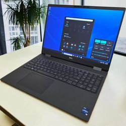 Dell i7 12th Gen 16 Cores vPro 16” Full HD laptop workstation / Windows 11 Pro / Camera / SSD 512GB / RAM 32GB / NVIDIA RTX / Bluetooth / Charger / Ba