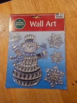 Winter Wonder Lane Christmas Wall Art Stickers