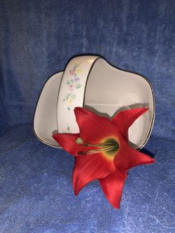 VTG Teleflora Porcelain Bowl  