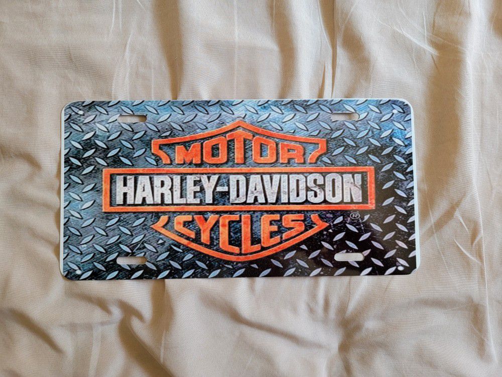 Harley Davidson License Plate 