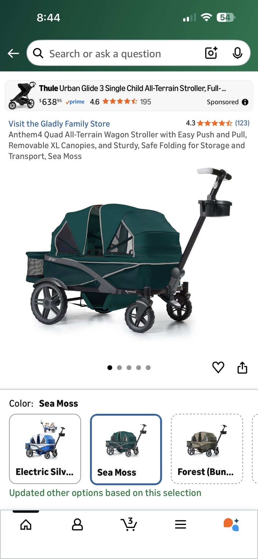 2 Seat Stroller Wagon