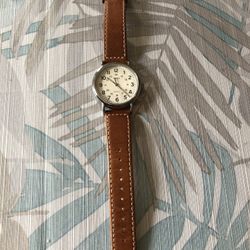 Timex Brown Leather Weekender 30 Meter Watch, Indigo NOT working 