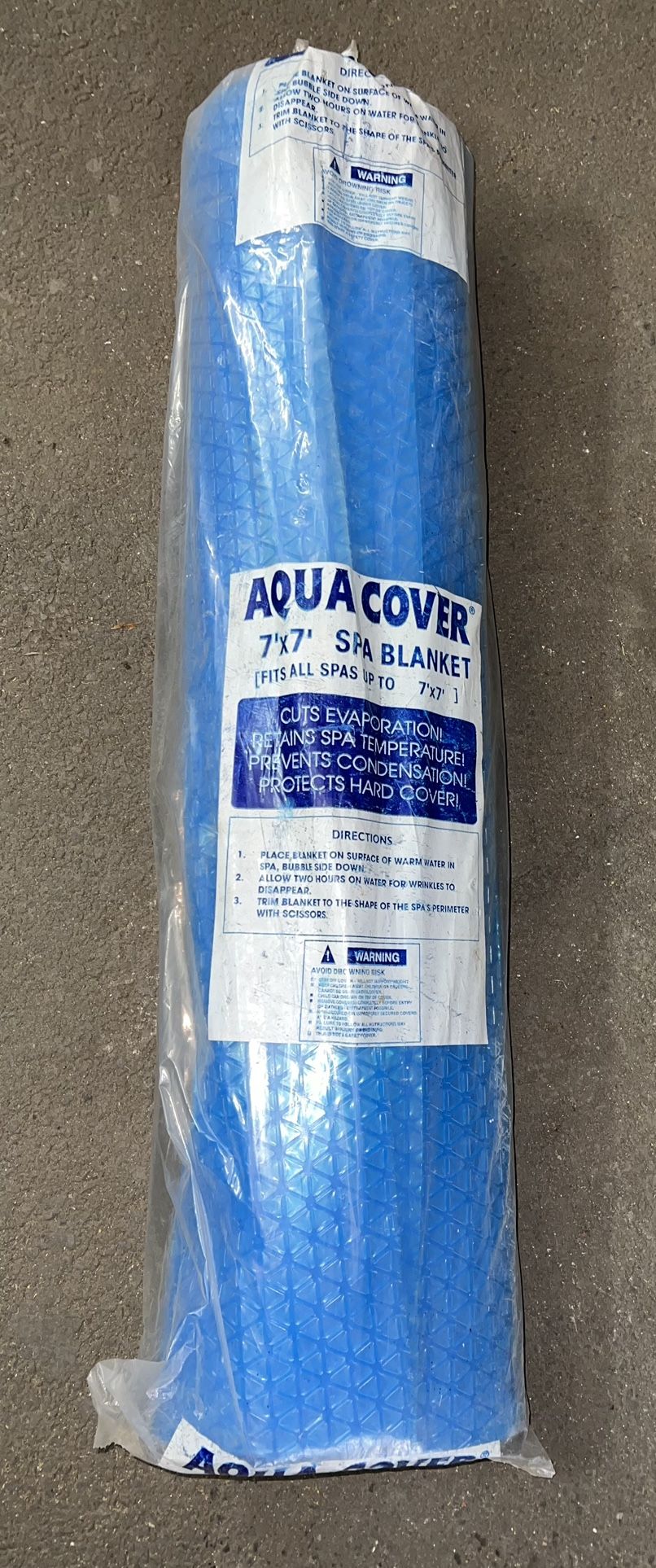 7x7 Aqua Cover Blanket