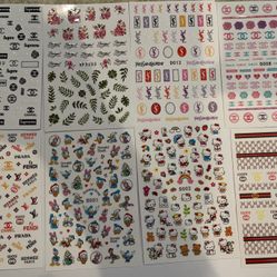 Logo Nails Art Sticker