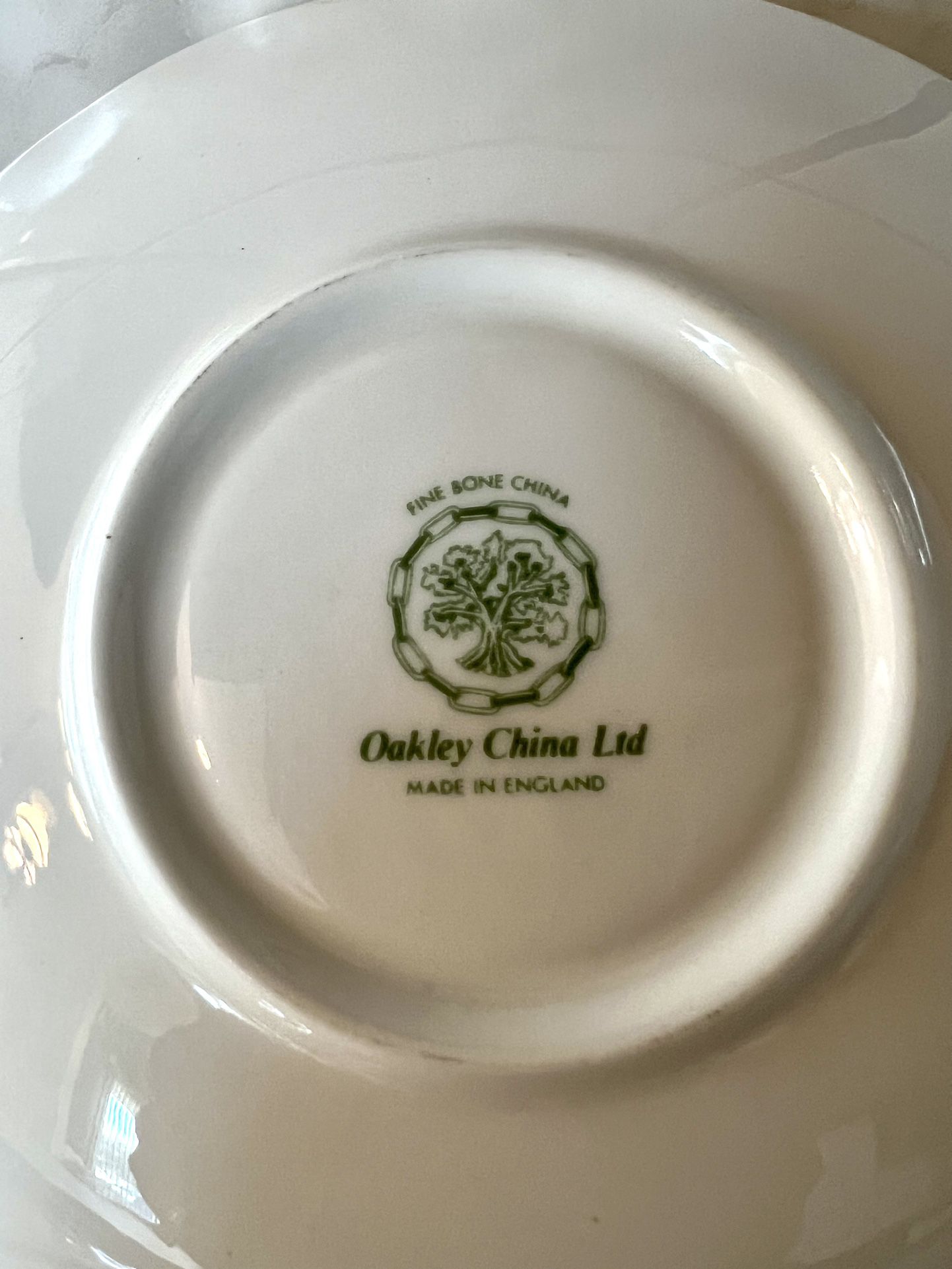 OAKLEY CHINA Ltd Fine Bone China Teacup and Saucer 
