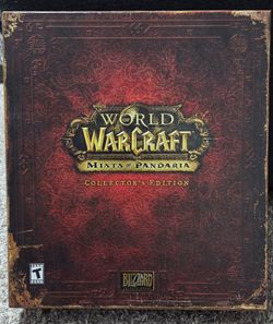 World of Warcraft Mists of Pandaria Collector's Edition Windows/Pc/Mac Open Box