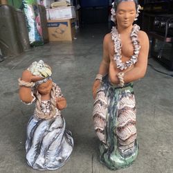 MARY ERCKENBRACK <> HAWAIIAN NATIVE  ceramic pottery 