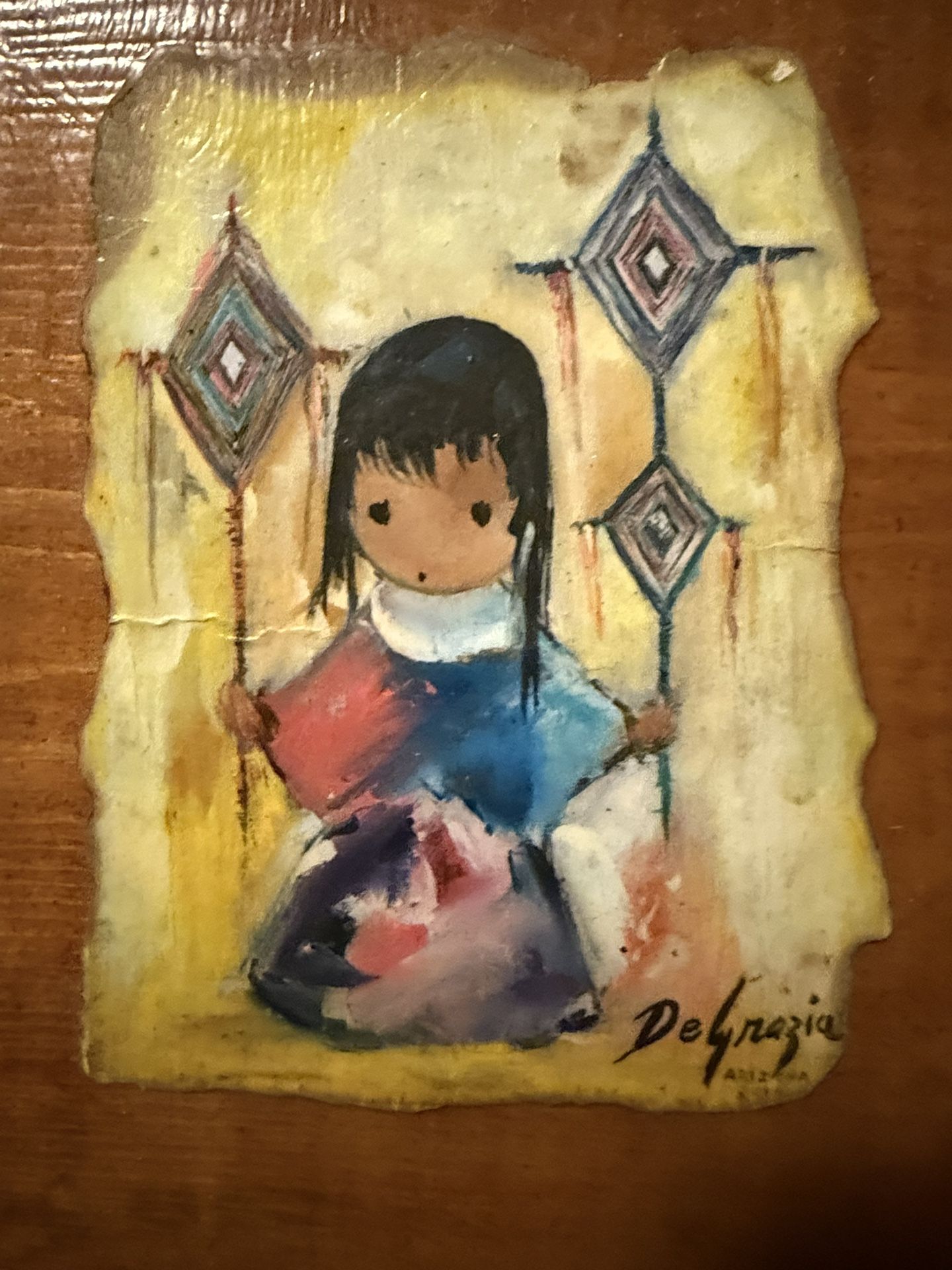 De Grazia Children 1960s 1970s Vintage 8 Plaques Latino Hispanic Southwest Art