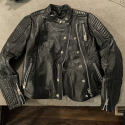 Women’s Leather protective motorcycle jacket Size (xs)