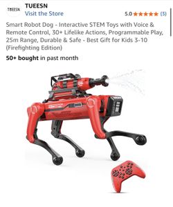 Smart Robot Dog with Water Spray & Remote Control