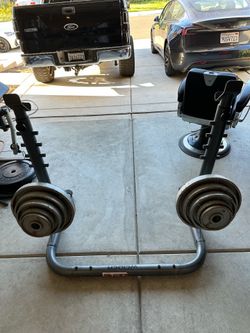 Squat Rack with Plates (240lbs)