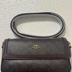 Coach Dark Brown Crossbody Bag