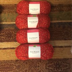 4 Skeins Of Brand New Yarn