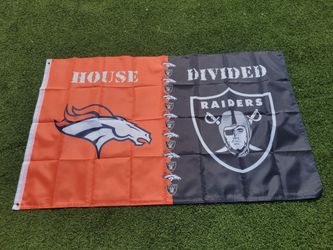 Broncos Raiders Flag