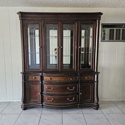 Solid Wood China Cabinet