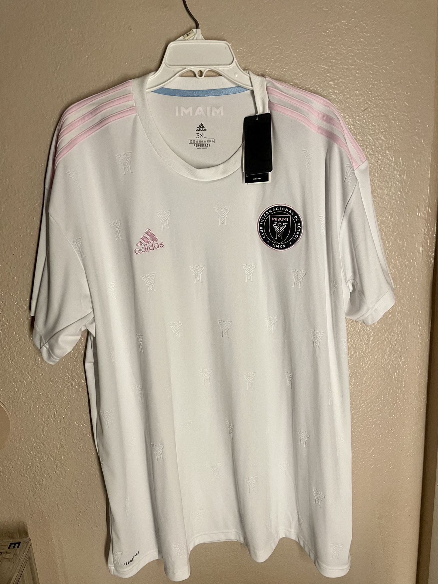 Adidas Inter Miami Home Jersey Men's 2XL New White