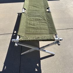 Military Style Folding Cot