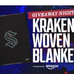 Seattle Kraken Woven Blanket Giveaway