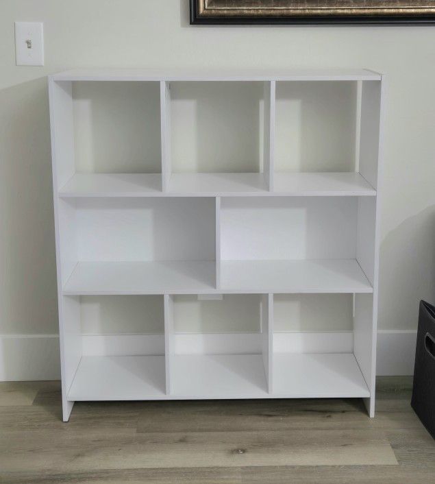 White Cubby With 8 Shelf Cubbies