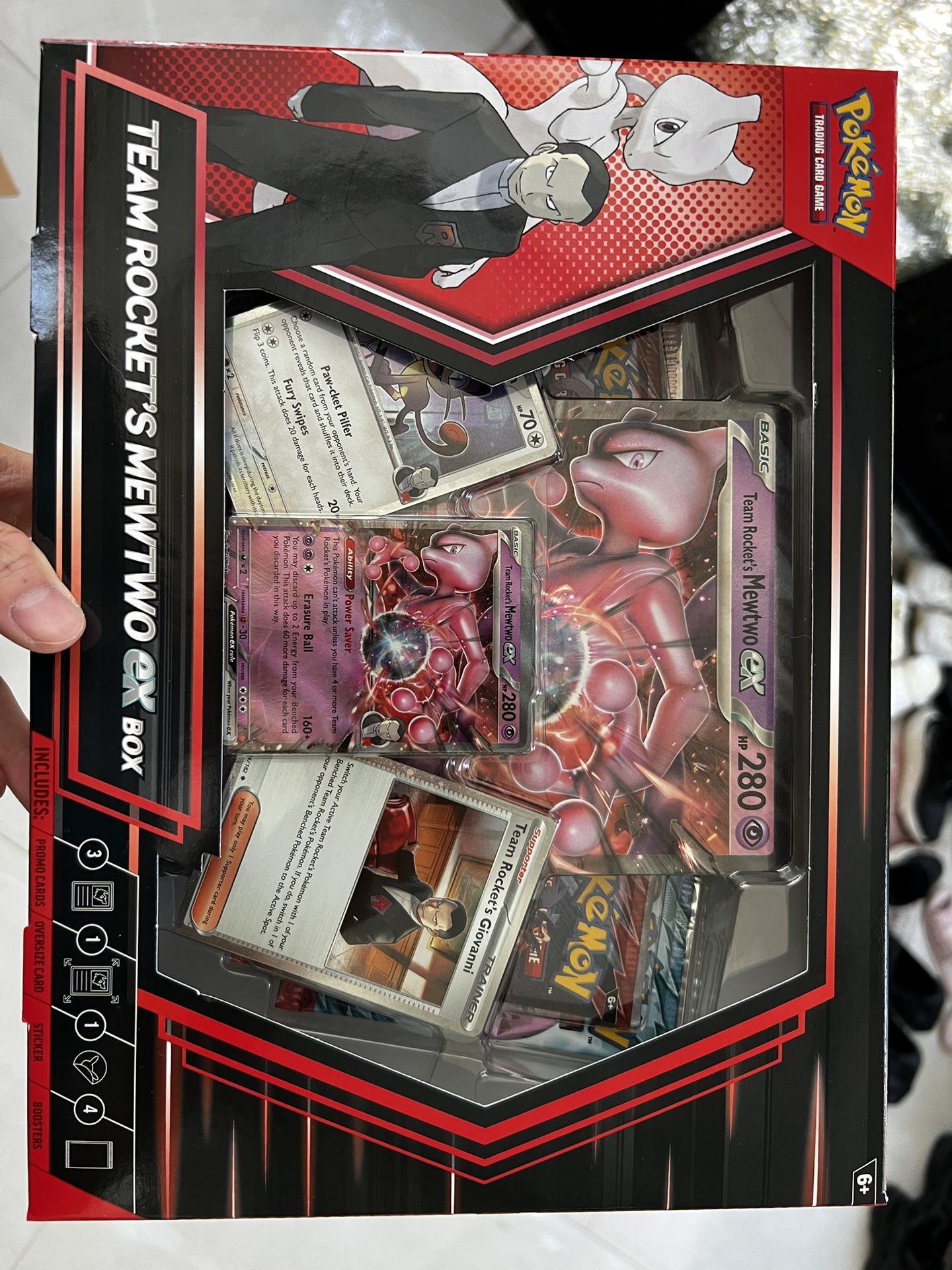 Pokemon Team Rockets Mewtwo Box