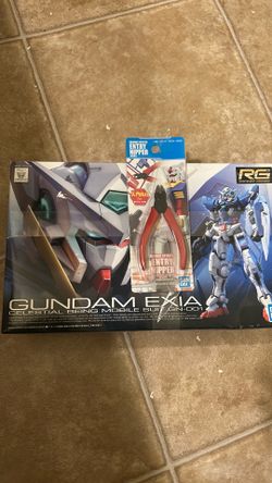 Gundam Exia Celestial Being Mobile Suit GN-001 +red entry nippers