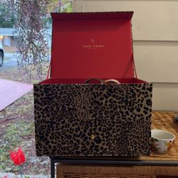 Leopard Print Jewelry Box 