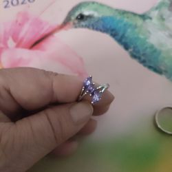 AMETHYST ( 925).  SIZE 91/2 TO 10,         PICK ⛏️ UP ONLY