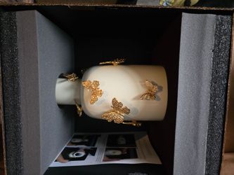Jay strongwater Heather porcelain rounded butterfly base