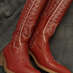 Red Cowgirl Boots