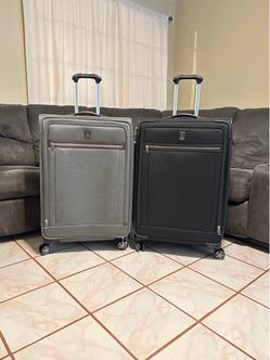 Travelpro Platinum Elite Softside Expandable 29" Spinner Gray & Black Lot of 2