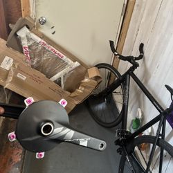 miche crankset, crew bike