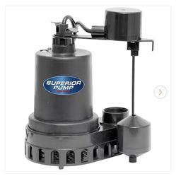 1/3 HP Submersible Thermoplastic Sump Pump