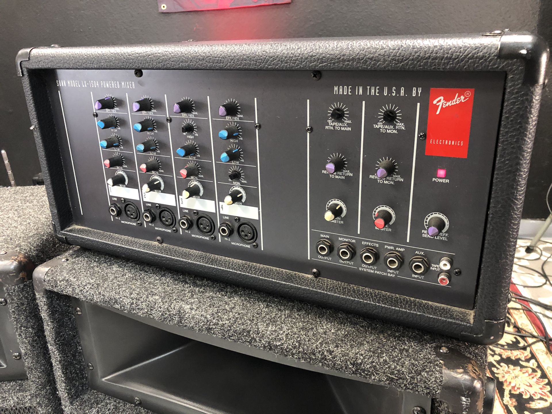 Sunn LX 1504 By Fender Powered Mixer for Sale in Vista, CA OfferUp