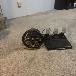 Thrustmaster T128 Racing Wheel with racing Pedals