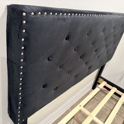 Full size head board and bed frame