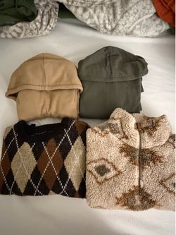 Woman’s sweaters and jackets