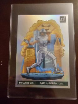 Detroit Lions Sam Laporta JUMBO downtown