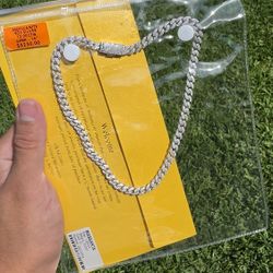 16 Inch 6mm 925 Iced 