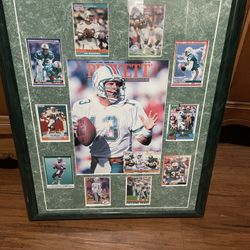 Dan Marino Framed Card And Beckett 