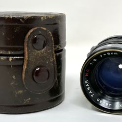 Vintage Tanaka Kogaku Tanar HC 5cm F/2 for Leica L39 LTM M39 Lens