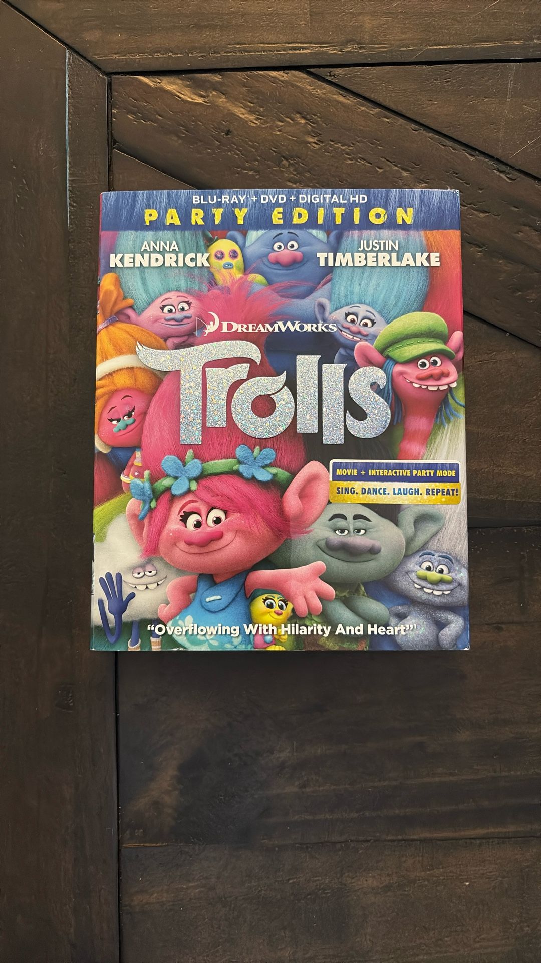TROLLS MOVIE BLU-RAY & DVD