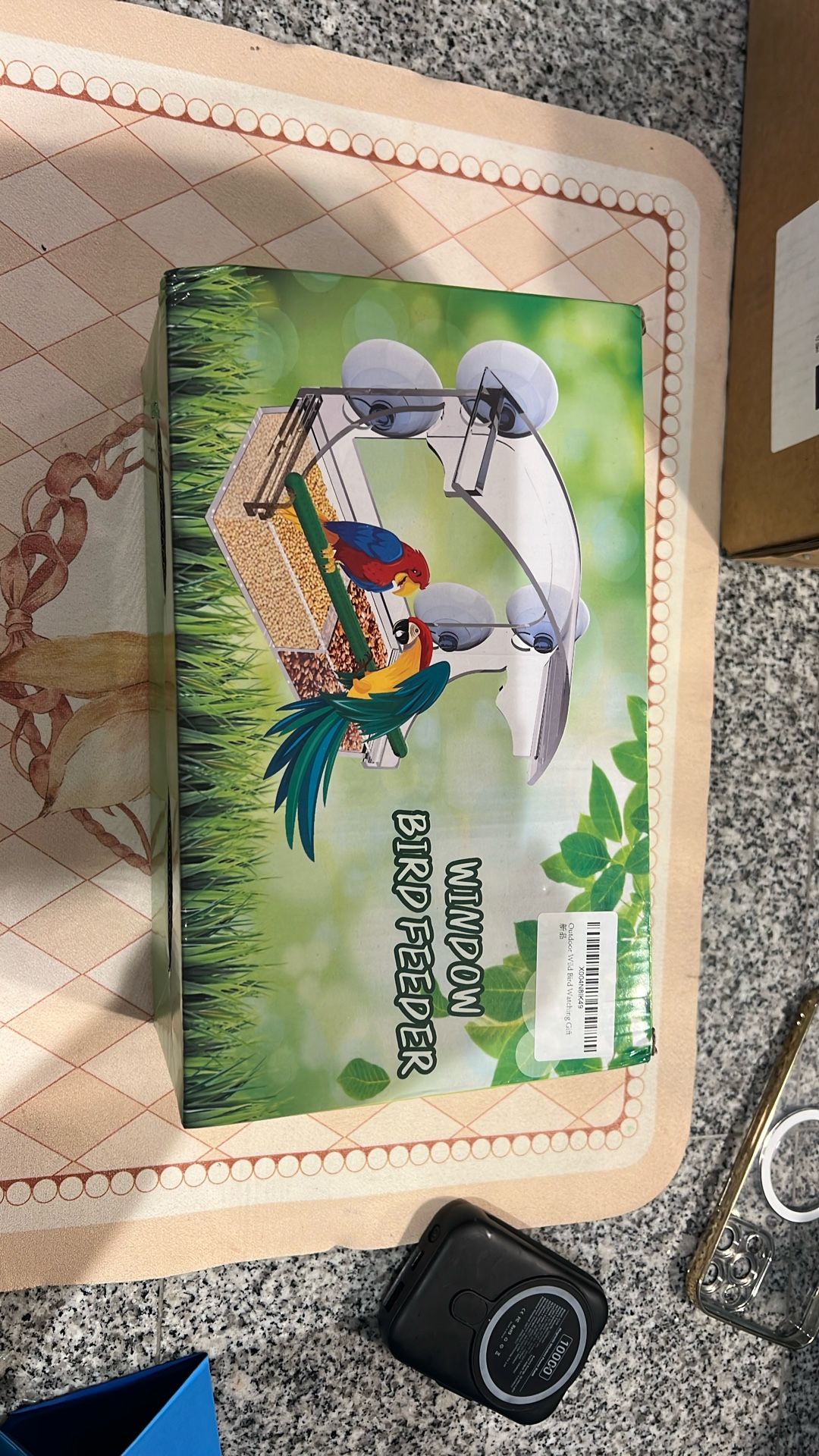 Window bird feeder