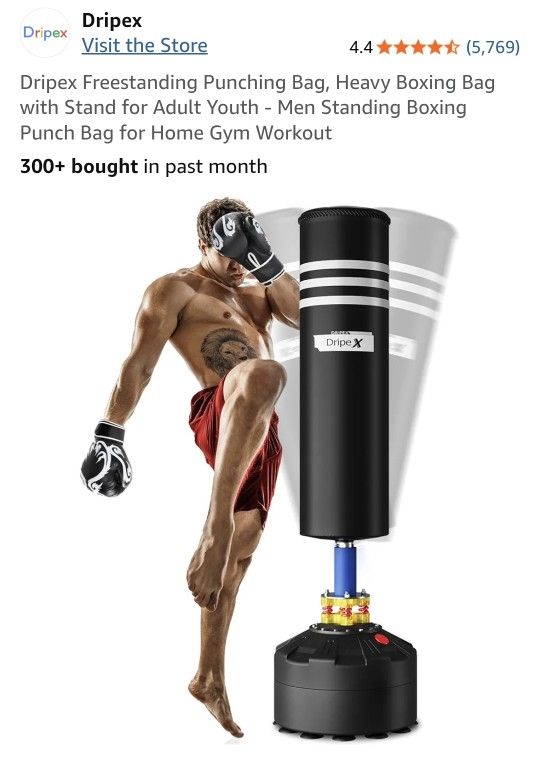 Dripex Freestanding Punching Bag