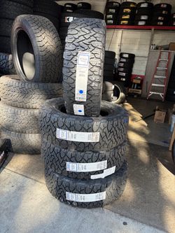 Brand new 285/65R18 BF Goodrich all terrain KO3 121/118S 10ply with installation available we finance